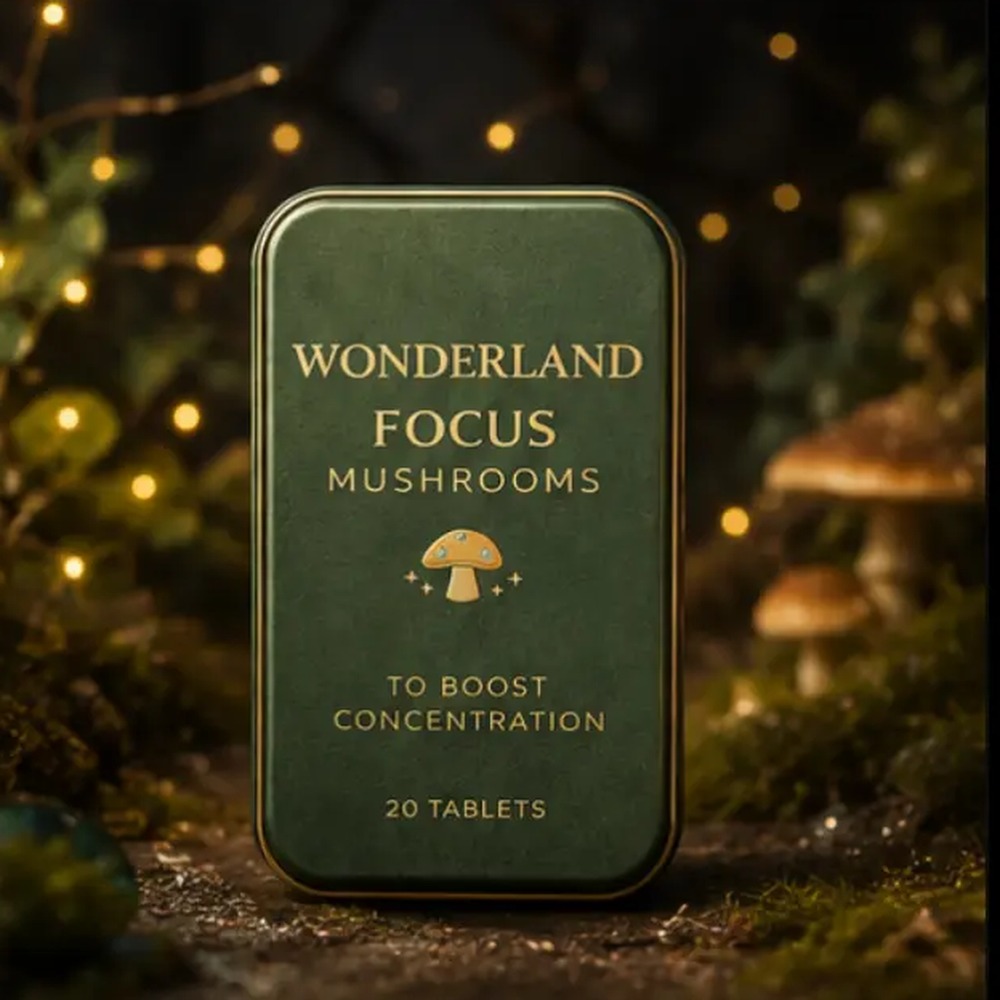 Wonderland focus tin — to boost concentration
